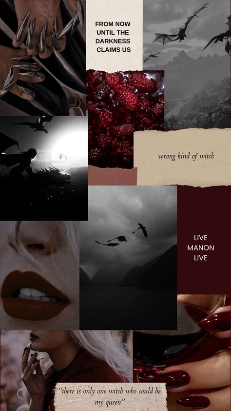 the witch queen herself <3 Manon Blackbeak Wallpaper, Acotar Desktop Wallpaper, Manon Aesthetic, Manon Blackbeak Aesthetic, Manon Blackbeak, Witch Queen, Aesthetic Phone Wallpaper, Aesthetic Phone, Throne Of Glass