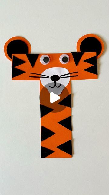 Mel  |  Early Childhood Educator on Instagram: "“T” is for Tiger 🐅🐅

Follow @artsandcrafts4kids for more deas! 🌟
.
.
.
#sensoryactivities #artsandcrafts #diyartsandcrafts #activitiesforkids #kidsactivities #earlychildhoodeducation #playlearningideas #alphabet #tiger" Tiger Activity For Preschool, Tiger Activities For Preschool, Tiger Crafts For Preschool, Tiger Crafts For Kids, T Is For Tiger, Tiger Craft, Letter T Crafts, Early Childhood Educator, T Craft