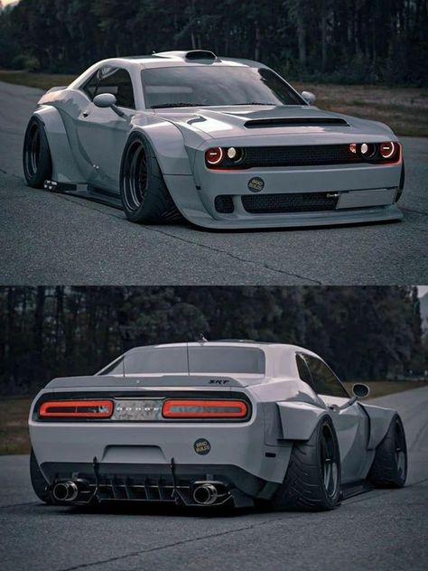 Modified Dodge Challenger, Challenger Mods, Doge Challenger, Dodge Car, Dodge Hellcat, Dodge Charger Hellcat, Concept Vehicles Sci Fi, Dodge Challenger Hellcat, Slammed Cars