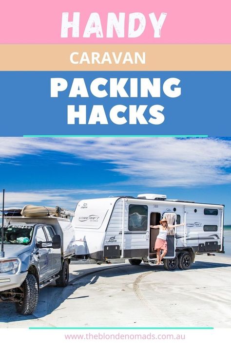 With weights and space a high consideration for all of us campers, we share a few handy packing hacks that we have leant over the years travelling in our Jayco caravan. https://www.theblondenomads.com.au/handy-caravan-packing-hacks/ Caravan Hacks, Australian Road Trip, Touring Caravan, Packing Hacks, East Coast Travel, Australian Travel, Free Camping, Travel Lover, Australia Travel