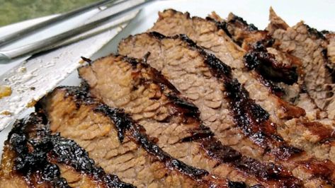 Oklahoma Brisket Recipe | Allrecipes Hanukkah Brisket, Barbeque Brisket, Slow Cooker Beef Brisket, Brisket Seasoning, Roast Brisket, Beef Brisket Recipes, Honey Sauce, Brisket Recipes, Crockpot Beef