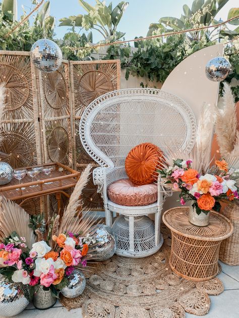 Boho disco Disco Shower Theme, 70s Bridal Shower Theme, Hippy Baby Shower Decor, Disco Themed Baby Shower Ideas, Disco Ball Baby Shower Ideas, Flower Power Baby Shower Theme, 70s Baby Shower Theme, Flower Child Baby Shower Ideas, 70s Theme Baby Shower Ideas