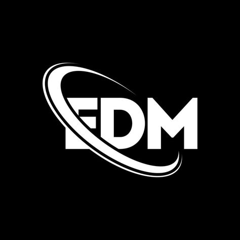 EDM logo. EDM letter. EDM letter logo design. Initials EDM logo linked with circle and uppercase monogram logo. EDM typography for technology, business and real estate brand. Dj Logo Background, Dj Logos Ideas, Edm Logo, Dj Mixer Logo, Dj Letter Logo, Dj Remix Logo, Fyre Festival, Edm Dj, Music Logo Design