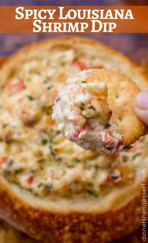 Canned Shrimp Recipes, Louisiana Shrimp Dip, Shrimp Dip Recipe, Louisiana Shrimp, Shrimp Dip Recipes, Cajun Spices, Seafood Dip, Shrimp Dip, Diy Snacks