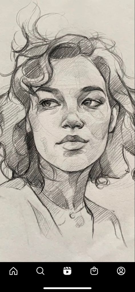 Realistic Face Features Drawing, Sketch Face Ideas, Winking Face Drawing Reference, People Face Sketch, Realistic Sketches Of People Faces, Real Face Drawing Sketch, Realistic Faces Drawings, Portrait Art Styles, Drawing Different Face Shapes