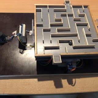 Arduino Marble Cardboard Maze Labyrinth : 6 Steps (with Pictures) - Instructables Make Your Own Game, Marble Maze, Labyrinth Maze, Skill Games, Arduino Board, Serial Port, Software Engineer, Labyrinth, Arduino