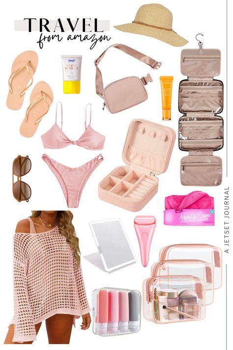 The ultimate spring break travel essentials. Find out what to pack for spring break travel and put together your spring break travel checklist with this packing list by A Jetset Journal. What To Pack For Vacation For A Week Spring Break, Teen Vacation Ideas, Spring Break Packing List, Teen Vacation, What To Pack For Vacation, Spring Break Essentials, Family Spring Break, Travel Bag Essentials, Best Amazon Buys