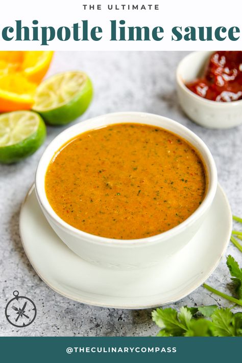 Lime Sauce For Tacos, Lime Sauce Recipe, Chipotle Lime Sauce, Sauce For Tacos, Chili Lime Sauce, Easy Baked Chicken Breast, Cilantro Lime Cauliflower Rice, Fish Taco Sauce, Dipping Sauces For Chicken