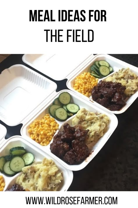 Meal ideas and recipes for feeding your hungry crew. Great harvest meals using your Instant Pot.  For more recipes and meal tips, head to www.WildRoseFarmer.com #fieldmeals #feedingthecrew #harvestmeals Farming Meal Ideas, Harvest Meal Ideas, Easy Harvest Meals, Tractor Dinner Ideas, Field Supper Ideas, Harvest Supper Ideas, Easy Tractor Meals, Lunch Ideas For Farmers During Harvest, Farmer Meals