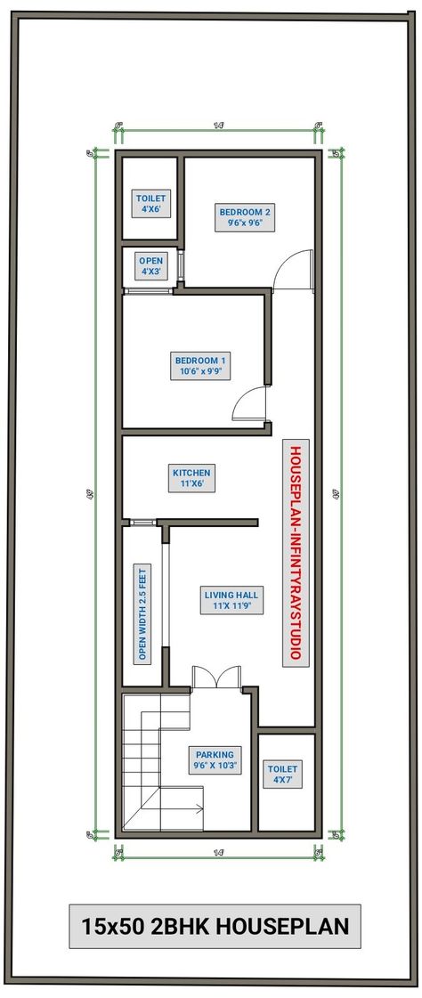 #15x50plan #15x502bhkhouseplan #15x50floorplan #15by502bhkplan #houseplan-infintyraystudio 15×50 House Plan 2bhk, 12×50 House Plan, 15×50 House Plan, 15×50 House Elevation, 15x50 House Elevation, 12x40 Floor Plan Layout, 15x50 House Plan, Squirrel House Plans, Squirrel House