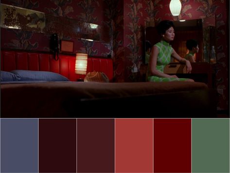 Some movies are beautiful enough to watch even without sound, and those also happen to be the ones that inspire us to redecorate our homes—or, at the very least, switch up our color palettes. Keep reading for a visual treat and get your pinning finger ready. #colorpalette #colorideas Shanghai Aesthetic, Cinematography Composition, Paris Is Burning, Movie Color Palette, Old Shanghai, In The Mood For Love, Cinema Colours, Mood For Love, A Wrinkle In Time