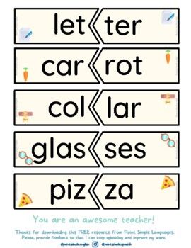 Double Consonants Worksheet, Double Consonant Words, Double Consonants, 2nd Grade Class, Guided Reading Books, Multisyllabic Words, School 2021, Circle Math, Spelling Patterns