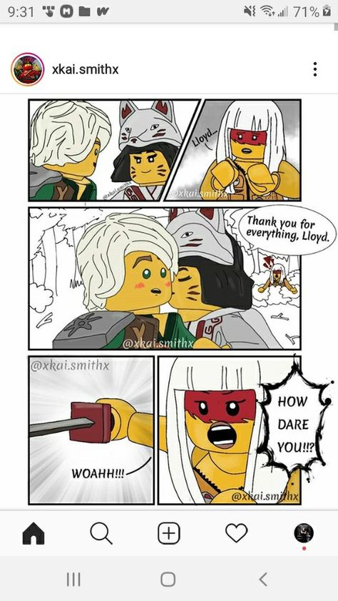 Lloyd And Akita Fanart, Lloykita Fanart, Akita X Lloyd, Ninjago Comics Lloyd, Lloyd And Harumi Kiss, Ninjago Lloyd X Akita, Lego Ninjago Lloyd X Harumi, Lloyd And Harumi Fanart, Lloyd And Akita