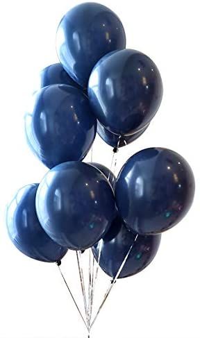 Blue Roses Wedding Bouquet, Dark Blue Balloons, Blue Roses Wedding, Navy Baby Showers, Shower Balloons, Balloon Arrangements, Balloons Birthday, Metallic Party, Blue Birthday