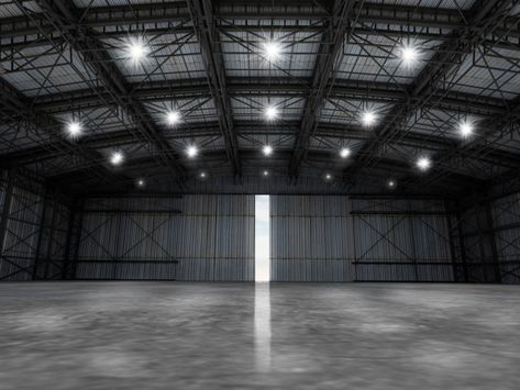 Black Warehouse, Open Photography, Warehouse Background, Dance Studio Design, Warehouse Lighting, Dance Studio Decor, Warehouse Interior, Gym Design Interior, Studio Backdrops Backgrounds