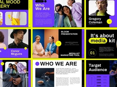 Presentation Inspiration, Media Kit Design, New Vibes, Keynote Design, Presentation Deck, Presentation Design Layout, Business Model Canvas, Brand Presentation, Powerpoint Presentation Design