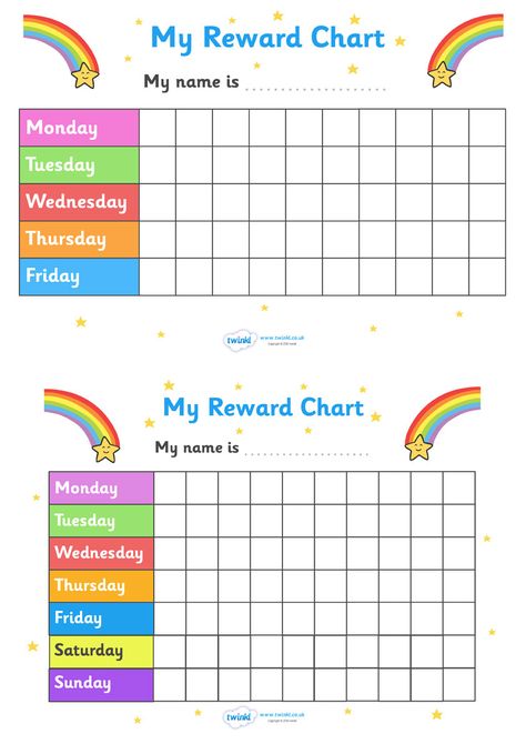 Twinkl Resources >> My Reward Chart Rainbows  >> Thousands of printable primary teaching resources for EYFS, KS1, KS2 and beyond! my reward chart, space, chart, reward, well done, certificate, well done, award, school, general, rainbow, space themed, rocket, astronaut, stars, Teacher Caddy, My Reward Chart, Star Chart For Kids, Sticker Chart Printable, Discipline Chart, Astronaut Sticker, Reading Rewards, Certificate Award, Space Classroom