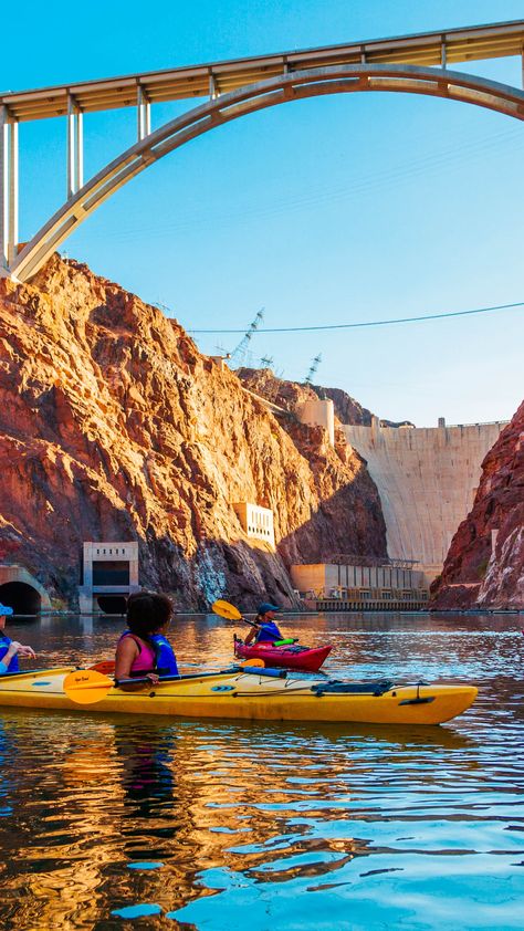 history of the hoover dam evolution expeditions Picture Ideas Aesthetic, Rocky Terrain, Boulder City, Hydroelectric Power, Lake Mead, Hoover Dam, Kayak Tours, Scenic View, Hydro Electric