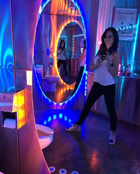 Portal bathroom Portal Mirror, Magic Portal, Infinity Mirror, Character Home, Dream Room, Game Room, Home Goods, Portal, Apartment