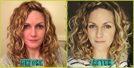 DevaCut Before & Afters That Will Make Your Jaw Drop - DevaCurl Blog Deva Curl Haircut, Devacurl Haircut, Deva Curl Cut, Curly Hair White Girl, Pretty Curls, Deva Cut, Highlights Curly, Highlights Curly Hair, Beauty Finds