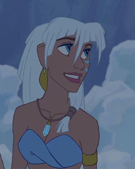 Atlantis Kida, Disney Princess Kida, Disney Anime Style, Kida Atlantis, Princess Kida, Disney Animation Art, Atlantis The Lost Empire, Art Challenges, Inspiring Women