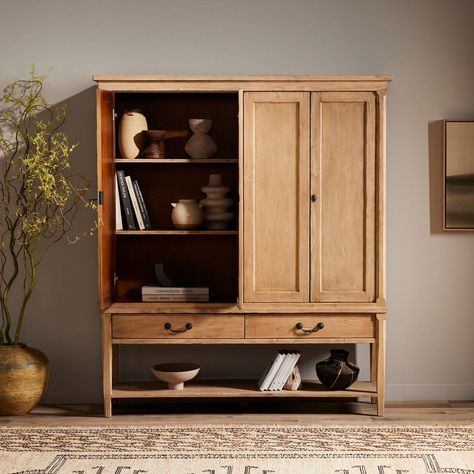 Shop Brimley Wide Cabinet at Burke Decor today. Quick ship and free shipping available for select items in the US. International shipping available. Wide Cabinet, Scandinavian Dining, Beautiful Storage, Outdoor Dining Furniture, Door Storage, Burke Decor, Solid Pine, Scandinavian Design, Dining Room Furniture