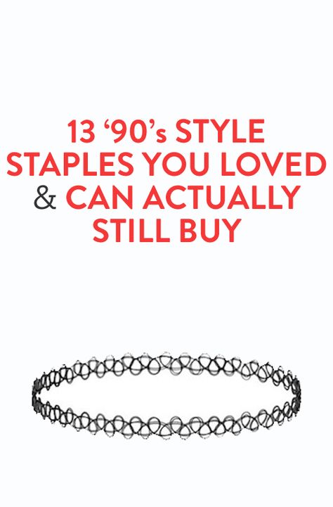 13 '90's Style Staples You Loved and Can Actually Still Buy 90's Style Accessories, 90s Assesories, 90s Fashion Jewelry, 90s Fashion Staples, 90s Grunge Accessories, 90s Grunge Jewelry, 90’s Jewelry, 90s Accessories Jewelry, 90's Accessories