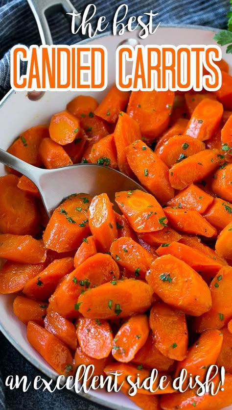 Candy Carrots Recipe, Sweet Glazed Carrots, Carrot Recipes Side Dishes, Carrot Dishes, Carrots Side Dish, Sliced Carrots, Glazed Carrots Recipe, Candied Carrots, Easy Vegetable Recipes