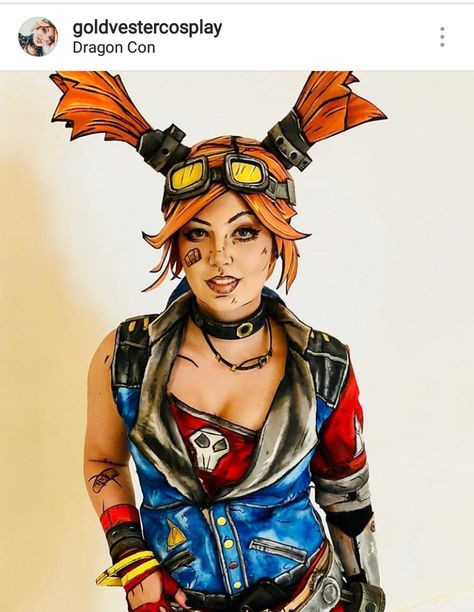 Amazing Gaige cosplay by Goldvester Cosplay on Instagram (Borderlands 2) 2d Costume, Borderland Cosplay, Cosplay Making, Rapunzel Wig, Cel Shading, Borderlands Cosplay, Carnaval Outfit, Borderlands Art, Theatre Props