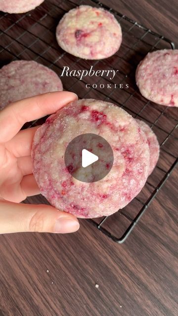 Emma Galloway on Instagram: "Raspberry Cookies Here’s the recipe 👇 https://laneandgreyfare.com/raspberry-cookies/#recipe #homebaker #raspberrycookies #2024baking #bakewithme #freshraspberries" Rasberry Coulis, Raspberry Cookies, January 26, Cookies Recipe, The Recipe, Raspberry, Baking, On Instagram, Instagram