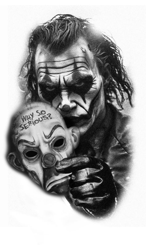 Joker Tattoo Chest, Joker Two Face Tattoo, Joker Tattoo Sketch, Good And Bad Tattoo, Joker Tattoo Ideas For Men, The Joker Tattoo, Why So Serious Tattoo, Joker Face Tattoo, Tattoos For Siblings