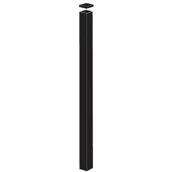 Freedom 9-ft H x 2-in W Black Aluminum Decorative Blank Fence Post in the Metal Fencing department at Lowes.com Metal Fencing, Black Fence, Fence Styles, Aluminum Fence, Fence Posts, Metal Fence, Fence Post, Lowes Home Improvements, Fencing