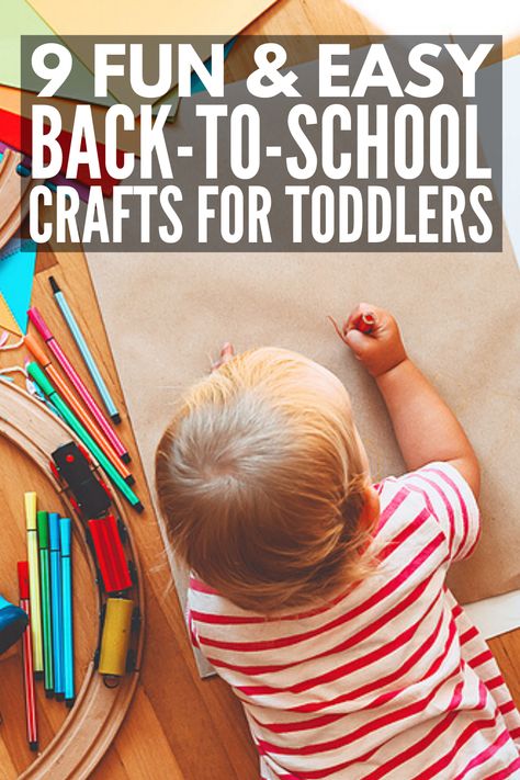 Easy Toddler Back To School Crafts, Toddler First Day Of School Activities, First Week Of School Activities Toddlers, First Day Of School Activities Toddlers, Welcome Back To School Activities For Preschoolers, Welcome Back Activity For Kids, Welcome To Preschool Activities, Toddler Back To School Crafts, Welcome Activity For Kids First Day