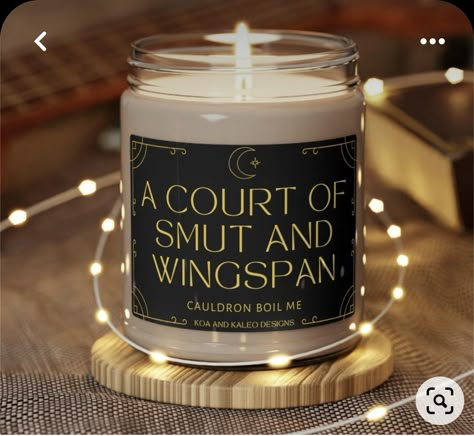 Funny Acotar, Candles Halloween, Candle Book, Movie Lover Gift, A Court Of Wings And Ruin, Acotar Series, Sarah J Maas Books, A Court Of Mist And Fury, Book Clothes