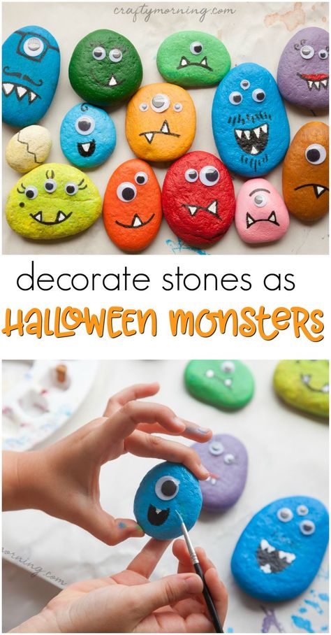 Tropisk Fest, Halloween Crafts For Kids To Make, Halloween Infantil, Halloween Monsters, Monster Craft, Halloween Crafts For Toddlers, Monster Crafts, Fun Halloween Crafts, Halloween Games For Kids