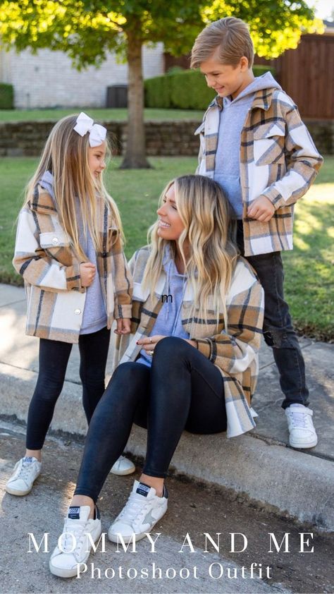 mommy and me matching outfits Fall Picture Outfits, Pumpkin Patch Outfit, Mommy And Son, Family Picture Outfits, Plaid Shirts, Winter Photo, Latest Instagram, Fall Photoshoot, Mommy And Me Outfits