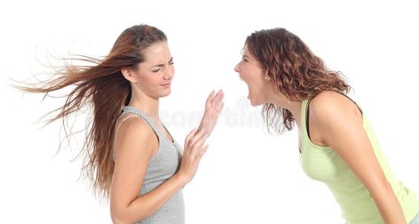 Woman shouting angry to another one. Isolated on a white background , #AFF, #angry, #shouting, #Woman, #background, #white #ad Woman Shouting, Angry Person, Angry People, Stock Photos Woman, People Figures, American Life, Another One, This Moment, Aesthetic Pictures