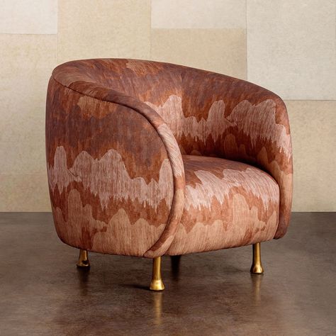 LUCIEN CHAIR Nate Berkus, Plywood Furniture, Kelly Wearstler, Fabric Armchairs, Engineered Hardwood, Art Furniture, A Chair, Luxury Home Decor, Interior Design Projects