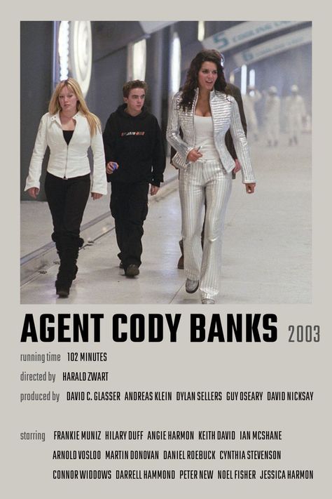 Agent Cody Banks, Jessica Harmon, 2000s Posters, Cody Banks, Frankie Muniz, Iconic Movie Posters, Girly Movies, Summer Movie, Teen Life