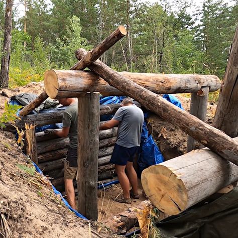 Dug Out Shelter, Dugout Shelter, Stick Shelter, Bush Craft Shelter, Forest Shelter, Jungle Survival Shelter, Dugout Bushcraft Shelter, Industrial Society, Hut Ideas