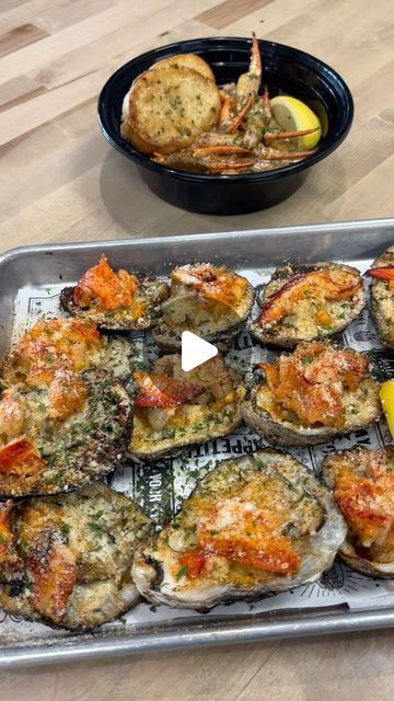 SGC Chicken & Seafood on Instagram: "Lobster & Crab Stuffed Chargrilled Oysters and Cajun Butter Crab 🦀 Claws ALL WEEKEND!! #chargrilledoysters #oysters #crabclaws #seafood #seafoodrestaurant #seafoodlover #seafoodlovers" Stuffed Oysters, Cajun Butter, Grilled Oysters, Crab Stuffed, Crab Claws, Crab And Lobster, Crab Meat, Seafood Restaurant, Crab