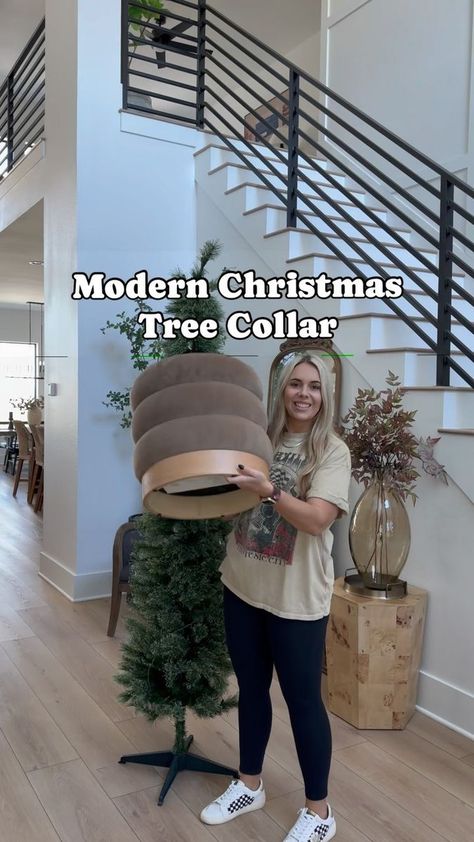 Pencil Trees Decorating Ideas, Christmas Tree Collar, Pencil Tree, Pencil Trees, Walmart Home, Tree Collar, 2 Chainz, Modern Christmas Tree, Pencil Christmas Tree