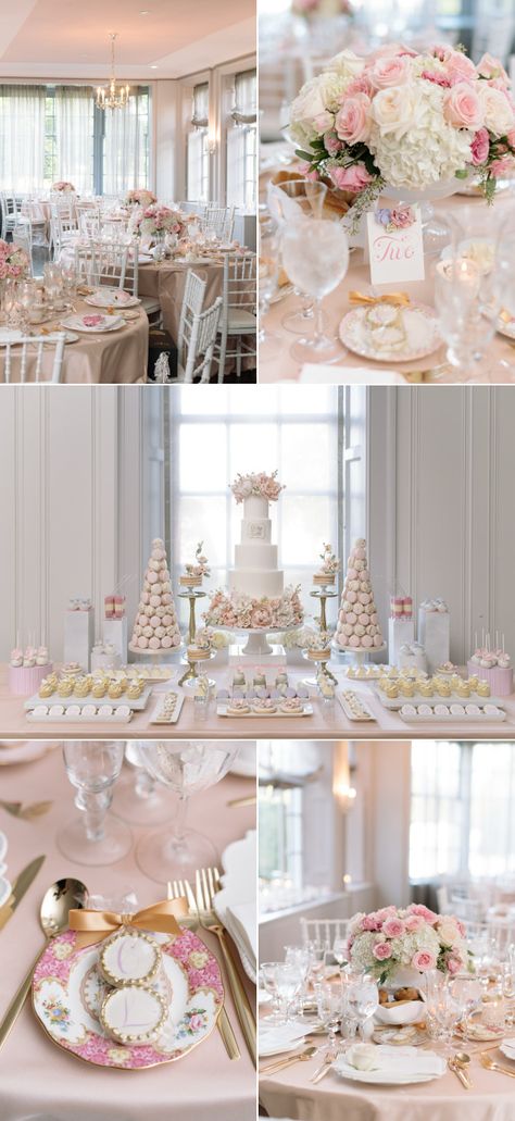 Hello gorgeous bridal shower! Pretty In Pink Romantic Garden-Inspired Fall Wedding Pale Pink Bridal Shower Ideas, Pink And Silver Bridal Shower Ideas, Bridal Shower Luxury, Bridal Shower Pink And White, Luxury Bridal Shower Ideas, Pink And White Bridal Shower Ideas, Pink Bridal Shower Ideas Decoration, Blush Bridal Shower Ideas, Classy Bridal Shower Ideas Decor