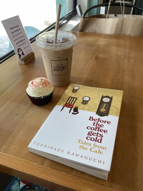 Before The Coffee Gets Cold Tales From The Cafe, Before The Coffee Gets Cold Aesthetic, Tales From The Cafe, Romanticizing Reading, Toshikazu Kawaguchi, Before The Coffee Gets Cold, Law Life, Cafe Quotes, Bar Quotes