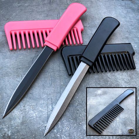 Comb Knife, Knife Aesthetic, Small Knife, Pretty Knives, Cool Swords, Partition Design, Coron, Cool Knives, Zombie Apocalypse