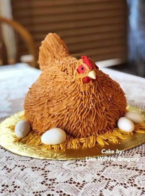 Tårta Design, Idea Cake, Cake Recipe Easy, Decorate Cake, Cake Design Ideas, Cakes Decorated, Pops Cake, Chicken Cake, Dirt Cake