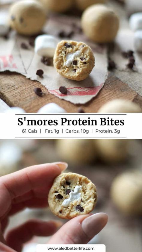 Julie Ledbetter, Macro Recipes, Protein Balls Recipes, Energy Bites Recipes, Protein Baking, High Protein Desserts, Healthy Protein Snacks, Protein Powder Recipes, Protein Desserts