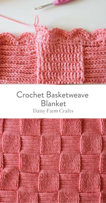 Basket Weave Crochet Blanket, Picot Crochet, Basket Weave Crochet, شال كروشيه, Crochet For Beginners Blanket, Crochet Patterns Free Blanket, Haken Baby, Blanket Patterns, Crochet Throw