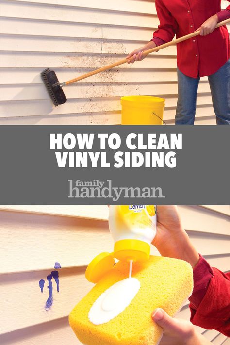 How to Clean Vinyl Siding Vinal Siding, Clean Vinyl Siding, Clean Siding, Vinyl Siding Repair, Cleaning Vinyl Siding, Home Cleaning Tips, Siding Repair, Diy Cleaners, Cleaners Homemade