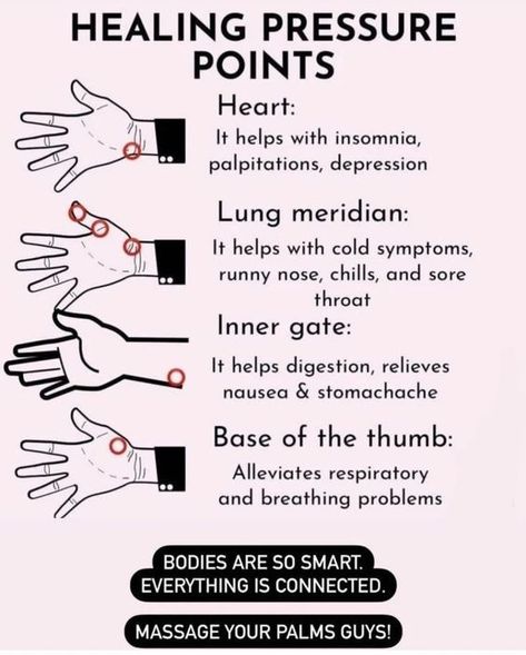 Pressure Point Therapy: A Beginners Guide to Pressure Point Therapy Crystals For Stomach Ache, Accupressure Point, Reflexology Pressure Points, Clear Your Sinuses, Healing Reflexology, Pressure Point Therapy, How To Relieve Nausea, Hand Reflexology, Reflexology Chart